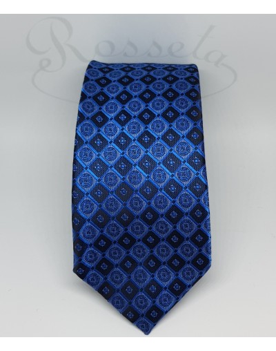 Corbata Azul Rombos