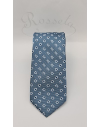 Corbata color gris azulado