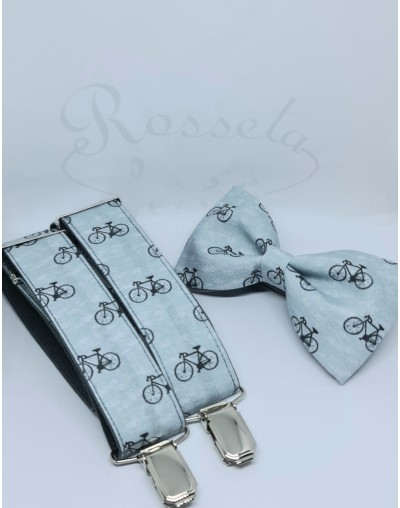 Conjunto Bicis gris azulado