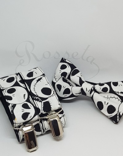 Conjunto  Jack blanco y negro