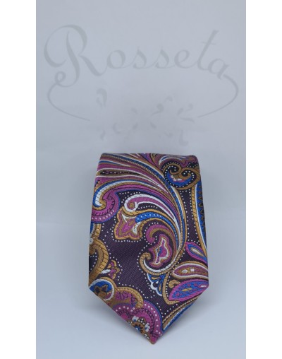 Corbata estampado paisley