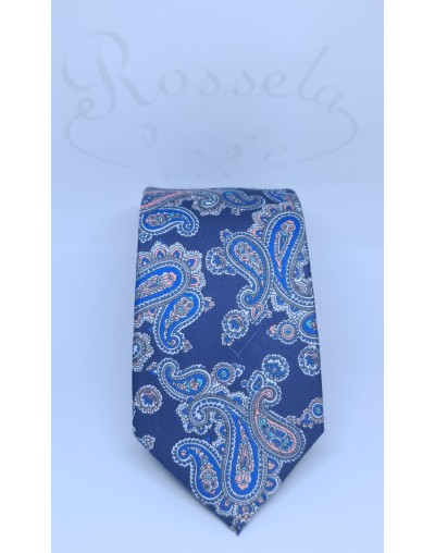 Corbata Cachemir Azul